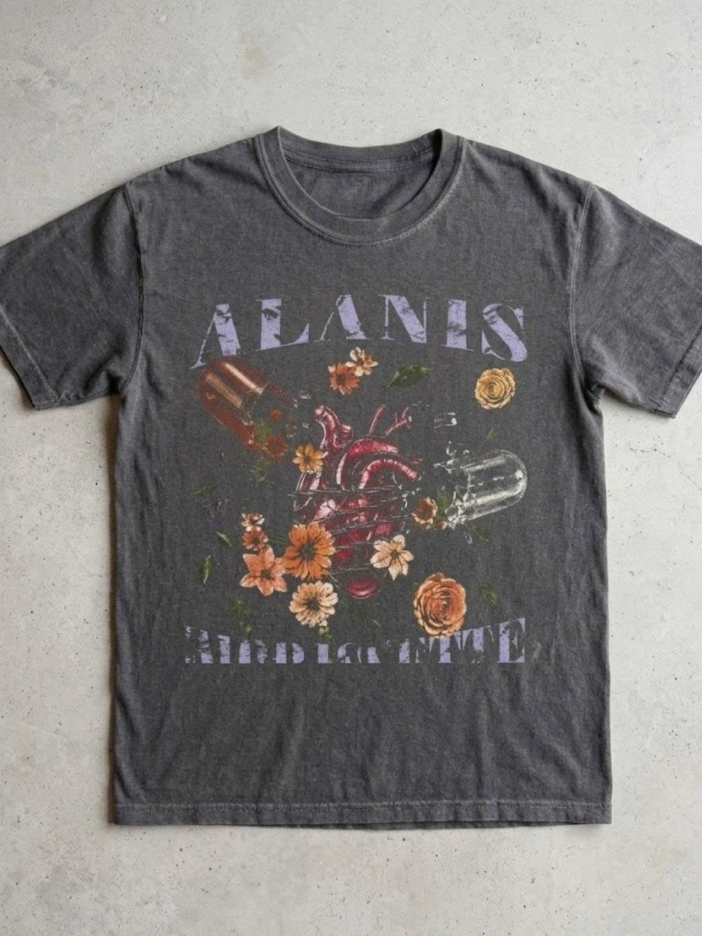 Comfort pepper Alanis Graphic Heart Tee